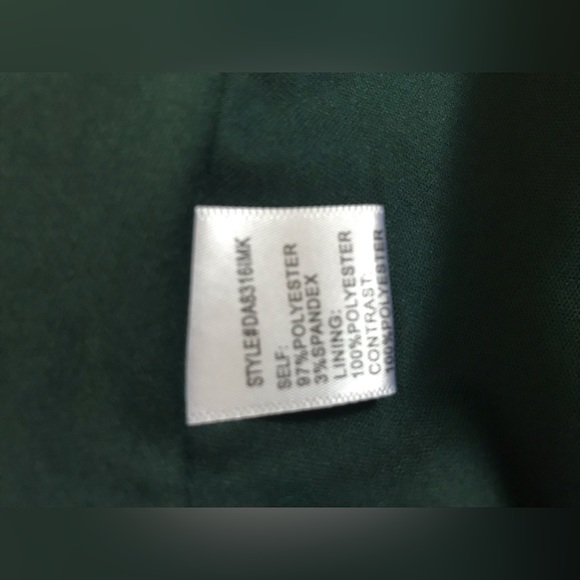 Altar’d State size S dark green dress with lacy cap sleeves, like-new condition - Picture 5 of 8